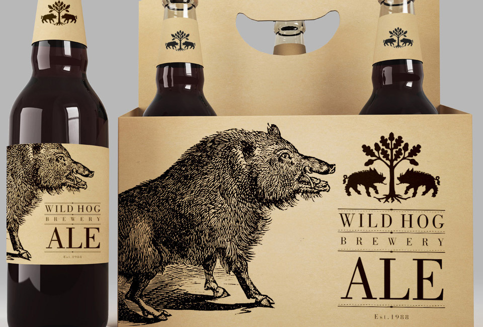 packaging ale wild hog brewery