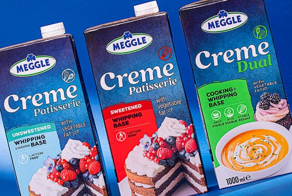 meggle creme packaging design intro