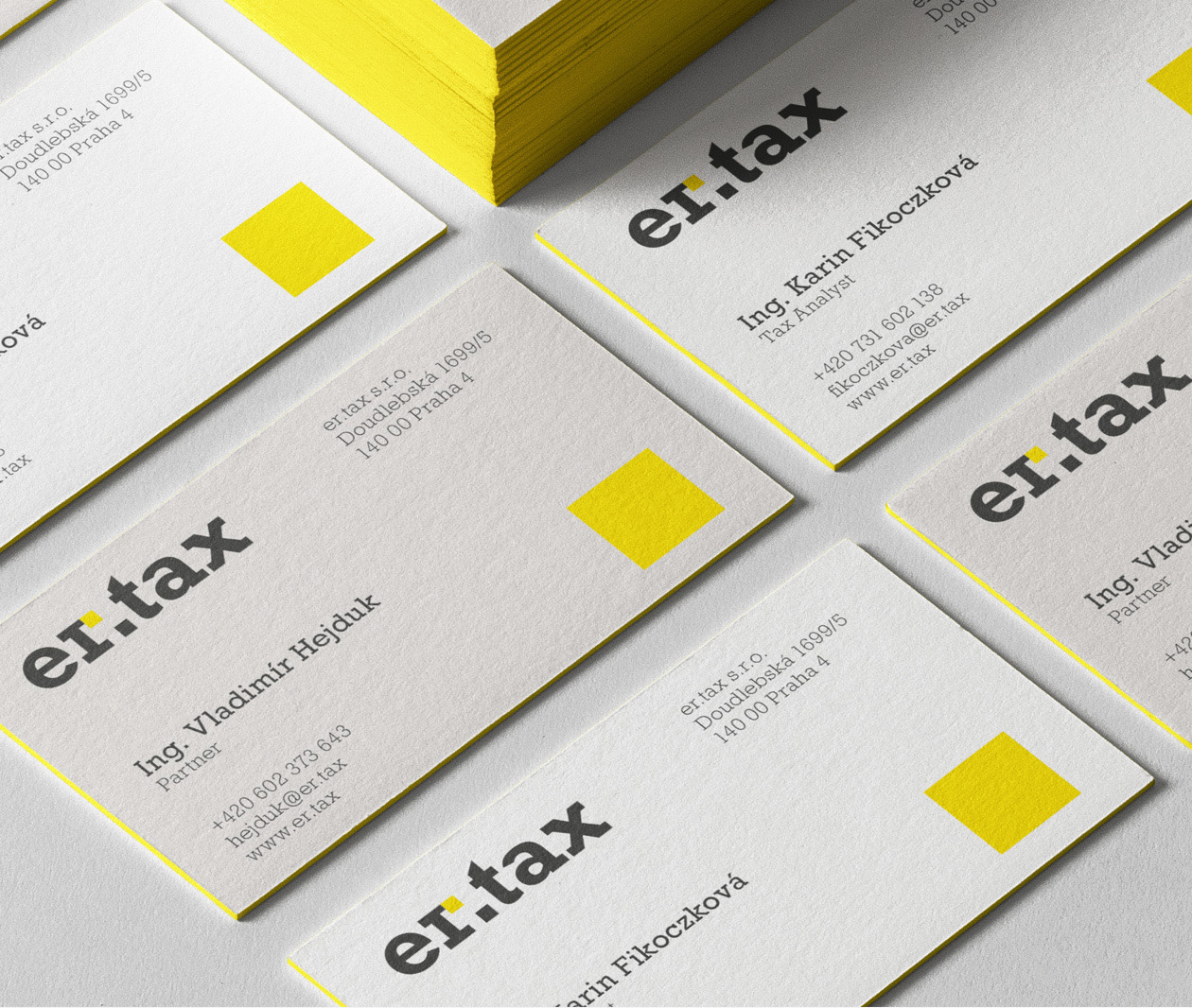 er-tax logo branding