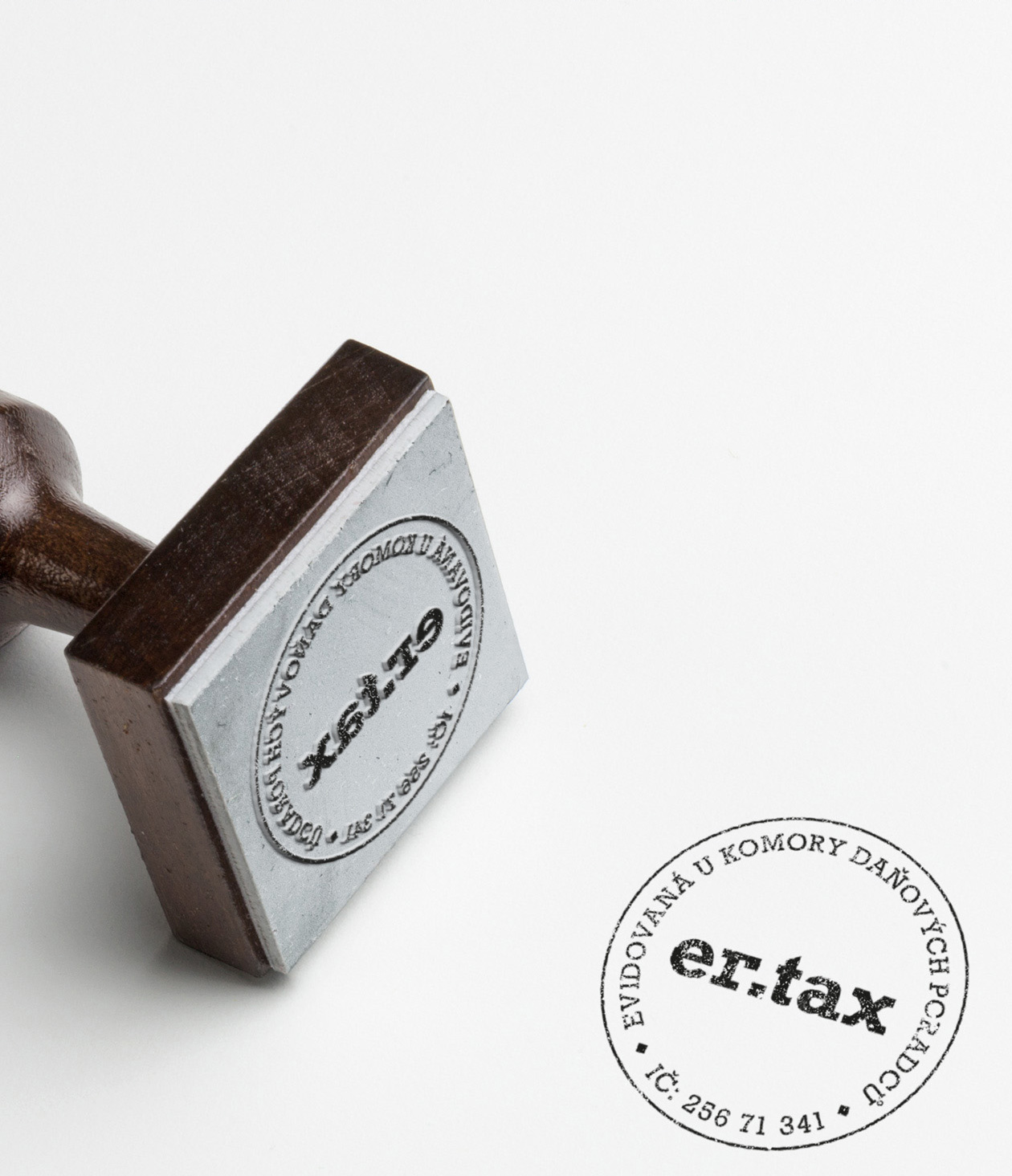 er-tax logo branding