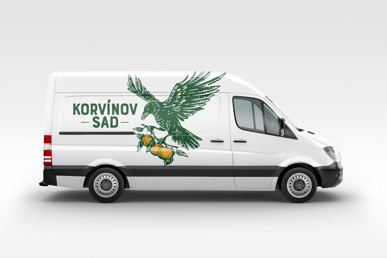 korvinov sad logo branding