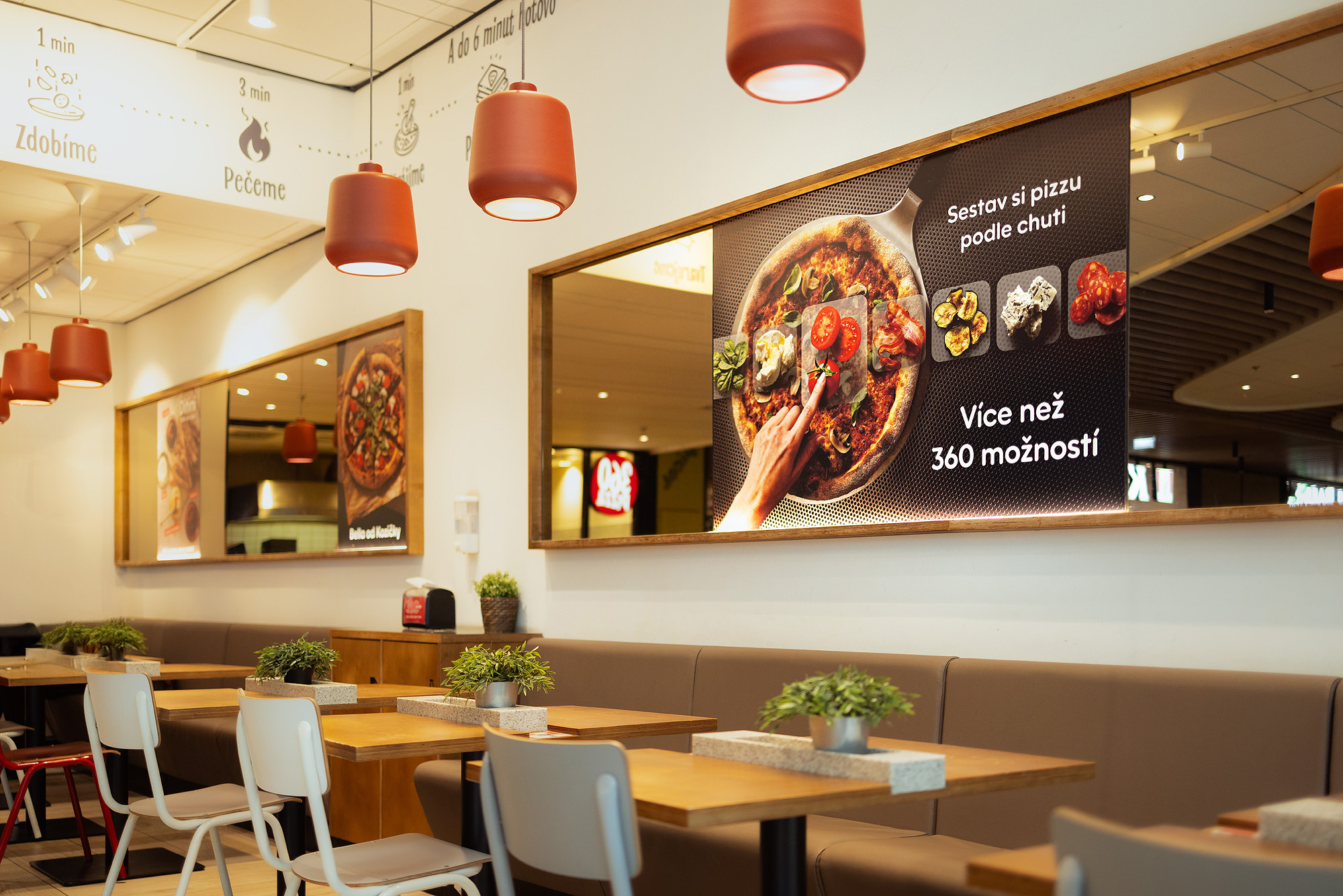 Pizza 360 graphic design idea making print online agency