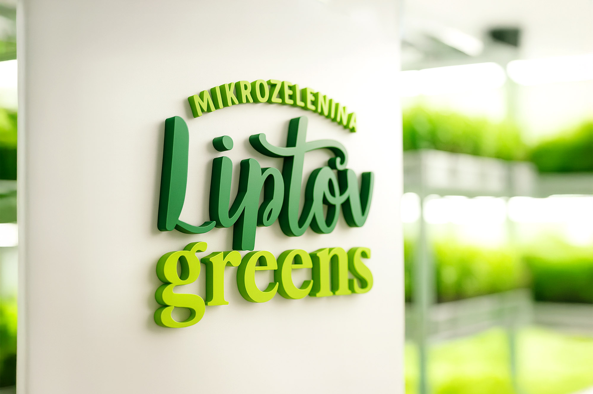 Liptov Greens packaging & branding