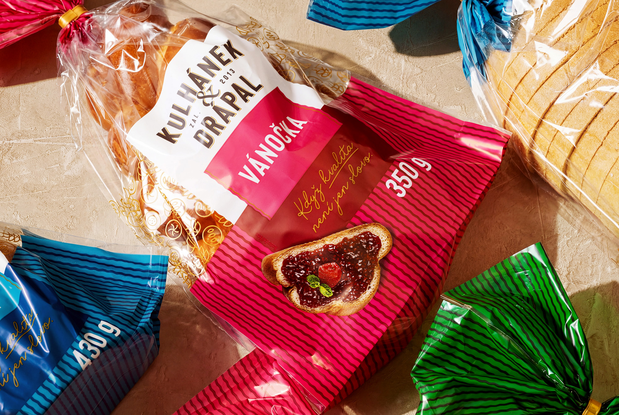 Packaging design Kulhánek & Drápal