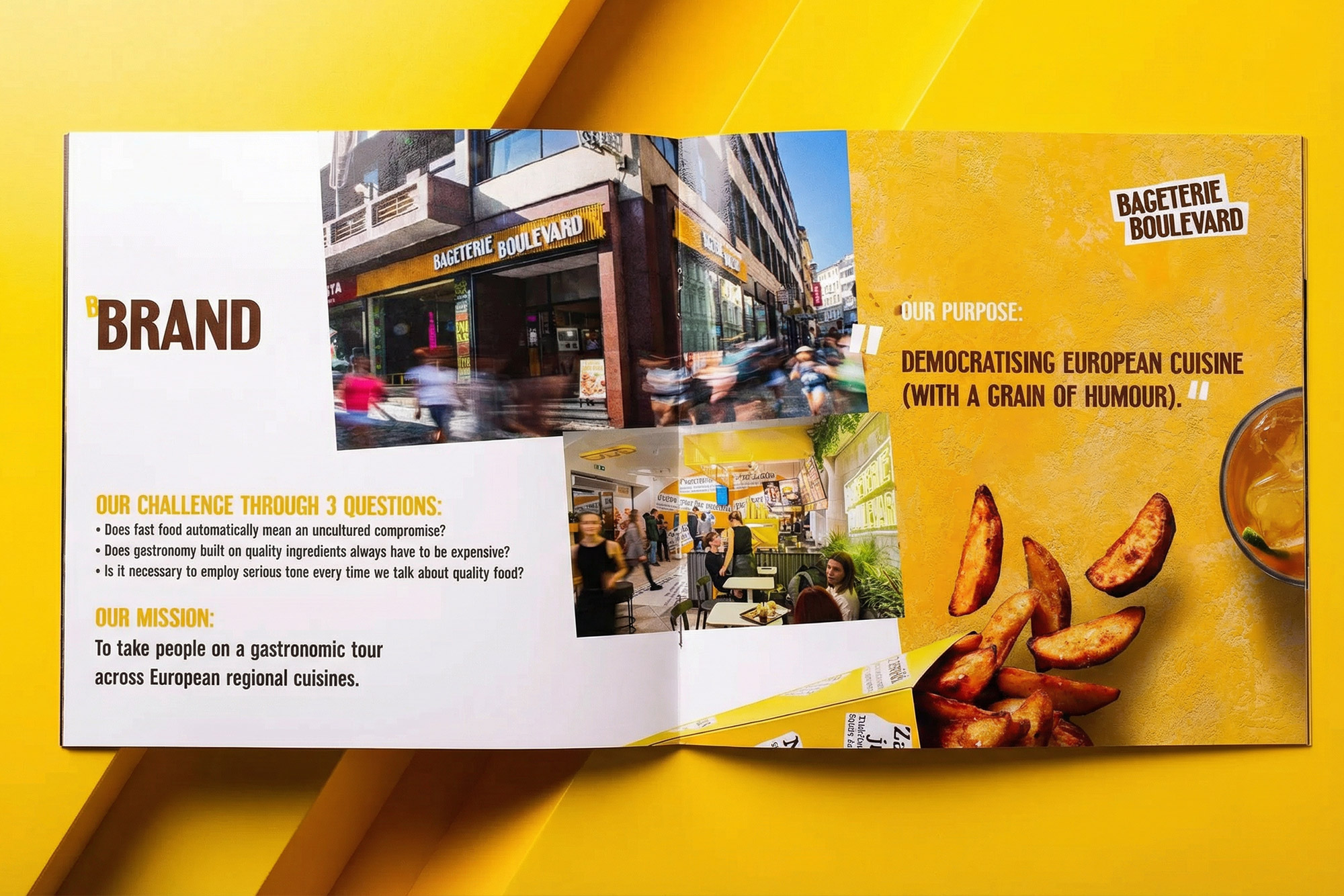 Bageterie Boulevard Branding Tiskoviny