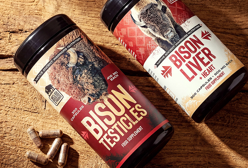 Packaging design pre prémiové výživové doplnky z prírodných zdrojov