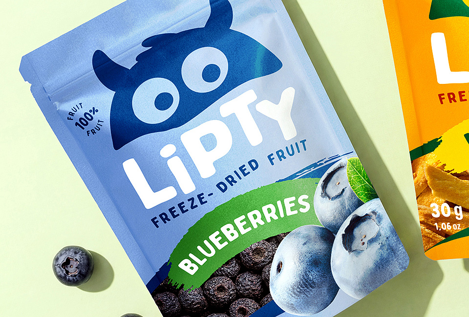 Vytvorenie kompletného konceptu značky Lipty – naming, branding a packaging
