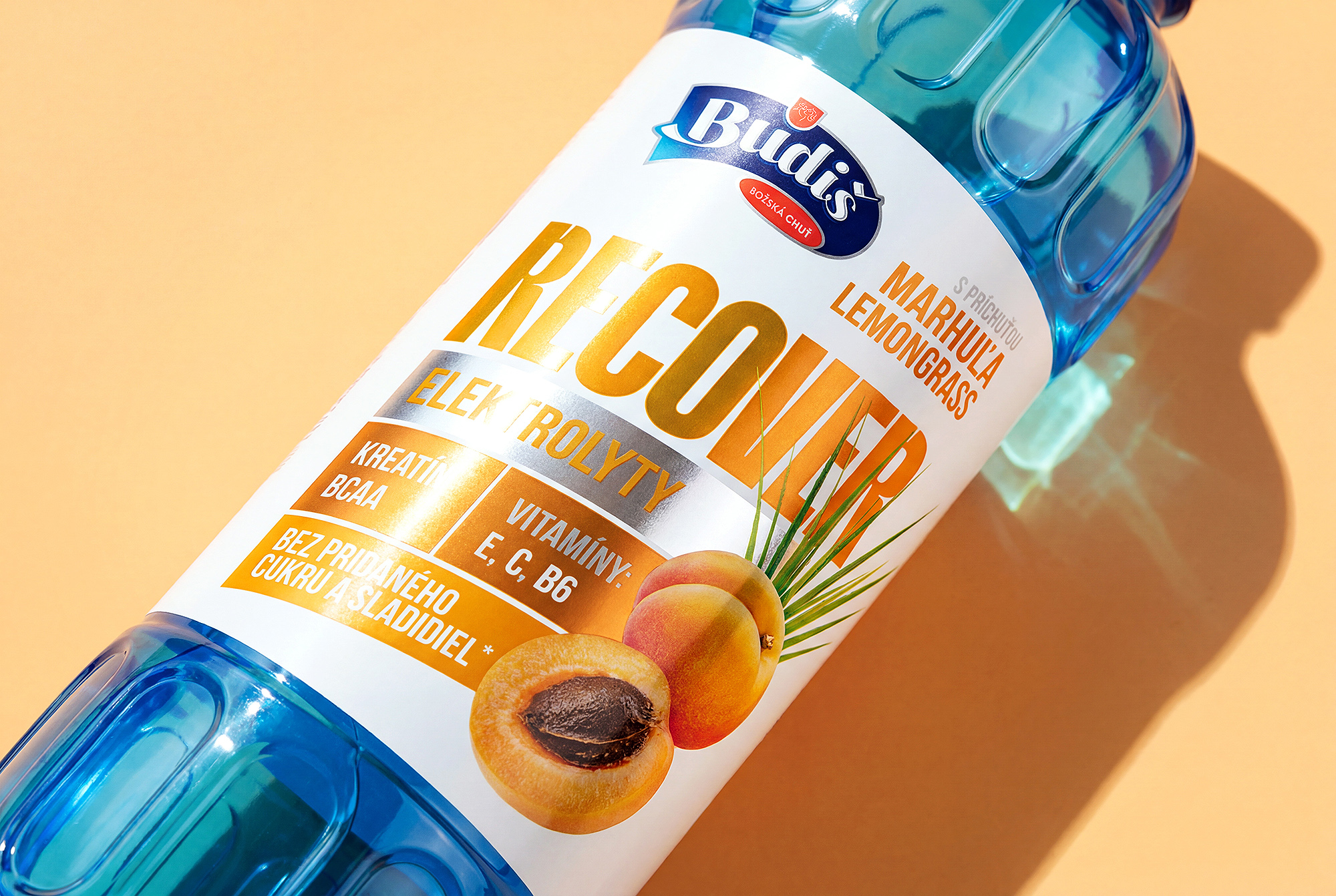Packaging design pre funkčné vody Budiš