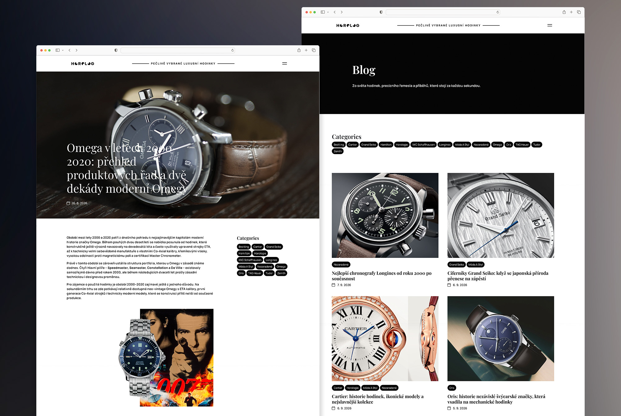 HOROLOG Webdesign
